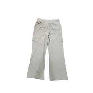 Venezia Pants Cargo Knit Green High Rise Straight Leg Women's 14 16W